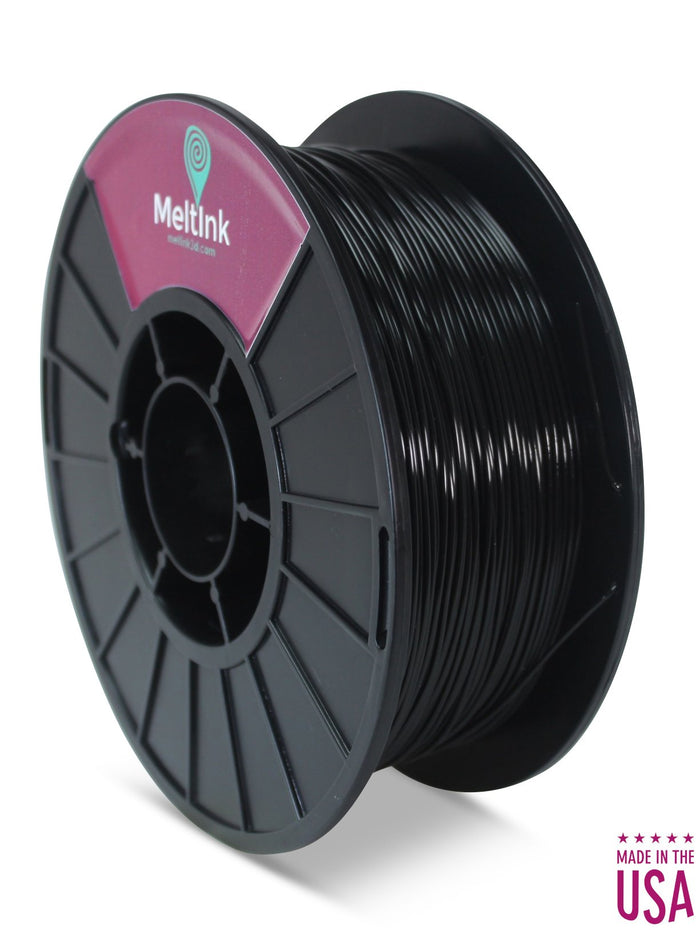Black PLA Ø 2.85mm - Meltink 3D