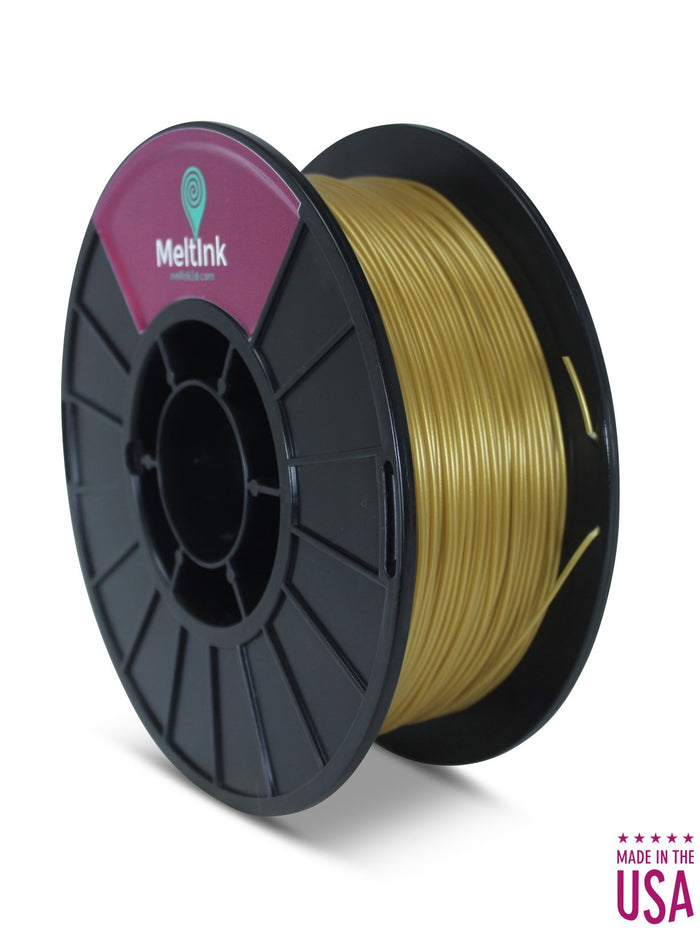 Gold PLA Ø 2.85mm - Meltink 3D